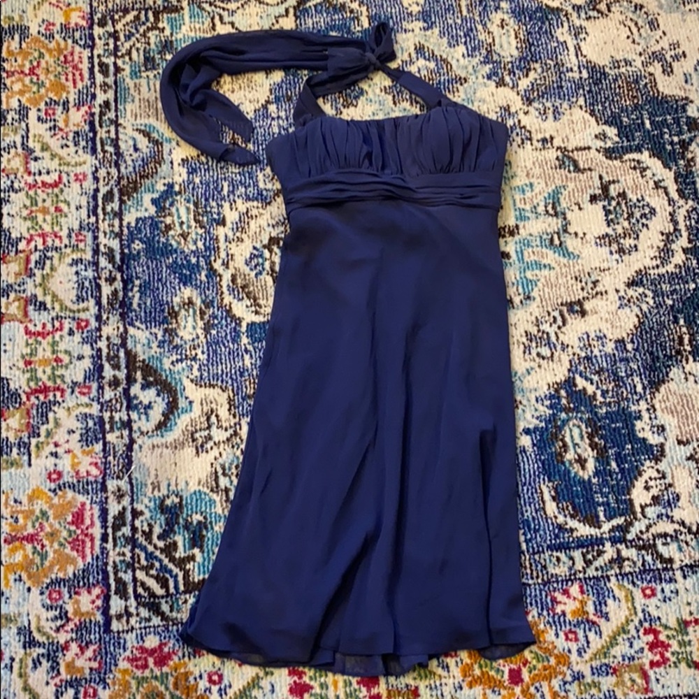 Navy cocktail dress
